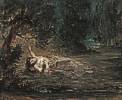Eugène Delacroix (1798 - 1863) Der Tod der Ophelia, 1838